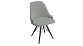 Стул Гранд К3 Черный муар, Велюр Confetti Silver