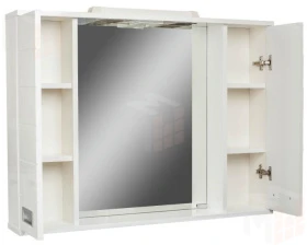 Шкаф-зеркало Cube 100 Эл. Домино