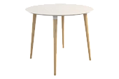 Стол обеденный Сканди 2 белый/светлый лак Стол обеденный Сканди 2 белый/светлый лак