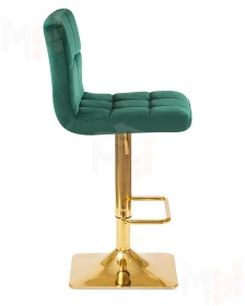 Стул барный DOBRIN GOLDIE (зеленый велюр (MJ9-88))