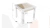 Стол раздвижной Хьюстон тип 3 Белый, Дуб Крафт золотой
