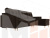 Угловой диван Белфаст правый угол (Коричневый)