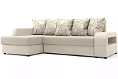 Диван угловой Марго Бежевый Левый