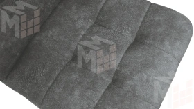 Стул Аспен К3 Белый матовый, Велюр Wellmart Graphite