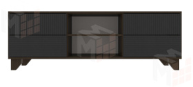 Тумба под ТВ Копенгаген с нишей (венге/серый графит)