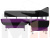 Кухонный угловой диван Альфа правый угол (Фиолетовый\Черный)
