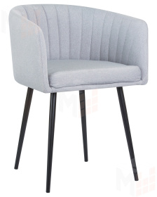 Стул обеденный DOBRIN ALINA (серо-голубая ткань (LAR-106D-23))