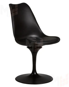 Стул обеденный DOBRIN TULIP (черное основание, цвет черный (B-03))