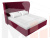 Интерьерная кровать Далия 200 (Бордовый)