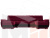 П-образный диван Нэстор (Бордовый\Черный)
