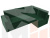 Угловой диван Оливер правый угол (Зеленый)
