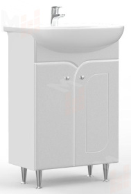 Тумба под умывальник "Уют 50 Радуга" без ящика Айсберг