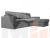 Угловой диван Траумберг правый угол (Серый)