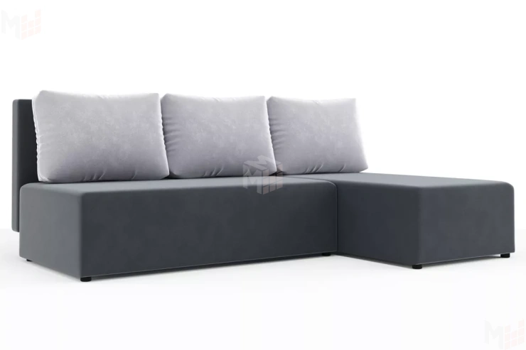 Угловой диван Рим Светло-серый, Темно-серый Угловой диван Рим Светло-серый, Темно-серый