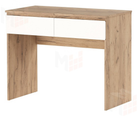 Стол косметический ГРЕТТА Дуб Крафт золотой-Белый