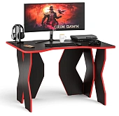 Стол компьютерный СК-6 венге/кромка красная Стол компьютерный СК-6 венге/кромка красная