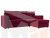 Угловой диван Атланта Лайт Б/С правый угол (Бордовый)