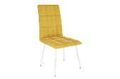 Стул Турин 2 горчица (велюр)/белый
