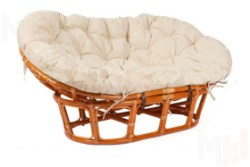Диван из ротанга Мамасан 23/02 (Коньяк)