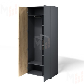 Шкаф Мини-Лайт МЛ-9 Дуб крафт золотой/графит