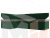 Кухонный угловой диван Омура левый угол (Коричневый\Зеленый)