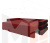 Угловой диван Венеция левый угол (Бордовый)
