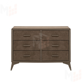 Комод Leset Кассио 6 ящ. (Коричневый/Коричневый)