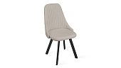 Стул Франк (паук) исп. 2 - ДП2-30 Черный матовый/Catania Ivory (бежевый)