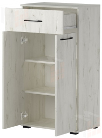 Тумба ИТАЛИЯ ТК-600 Крафт белый