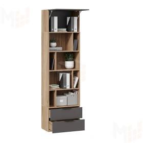 Шкаф комбинированный (366) Порто Исп.2 - ТД-393.07.20  Графит