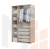 Шкаф Бостон 3-х створчатый 1500 с ящиками (сонома)