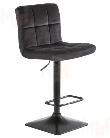 Стул барный DOBRIN DOMINIC (черный велюр (MJ9-101))