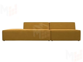 Диван прямой модульный Монс Модерн левый ( BRUT 10 желтый )