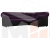 Диван угловой Карнелла правый угол (Фиолетовый\Черный)