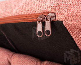 Стул барный DOBRIN LEON (розовая ткань (LAR 275-10))