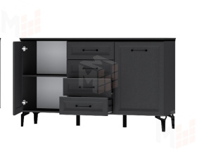 Комод К-3 Шарм  Антрацит