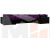 П-образный диван Майами левый угол (Черный\Фиолетовый\Фиолетовый)