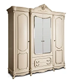 Шкаф Мона Лиза 4-дверный крем Шкаф Мона Лиза 4-дверный крем