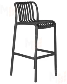 Стул барный DOBRIN CHLOE BAR (темно-серый)