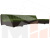 П-образный модульный диван Монреаль Long (Зеленый\Коричневый)