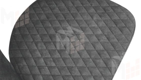 Стул Гэтсби К2 Белый матовый, Велюр Wellmart Graphite