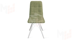 Стул Аспен К3 Белый матовый, Велюр Duna Olive