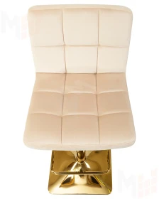 Стул барный DOBRIN GOLDIE (бежевый велюр (MJ9-10))