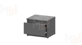 Тумба прикроватная Денвер Графит серый