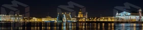 Стеновая панель Петербург ночной
