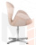 Кресло дизайнерское DOBRIN SWAN (бежевая ткань IF1)
