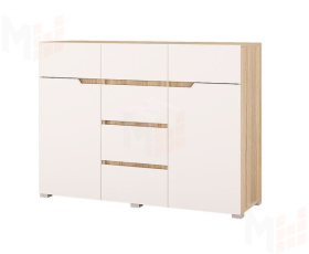 Комод Анталия 1200 (сонома/белый)