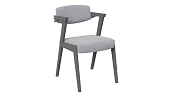 Стул Гонконг 2 - N-242 Графит, №210 Велюр Jercy silver Стул Гонконг 2 - N-242 Графит, №210 Велюр Jercy silver