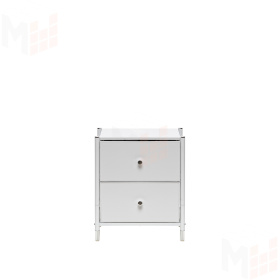 Комод Leset Хайди 2 ящика (Белый/Белый/Белый)