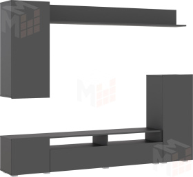 Гостиная Верона (Графит, Графит)